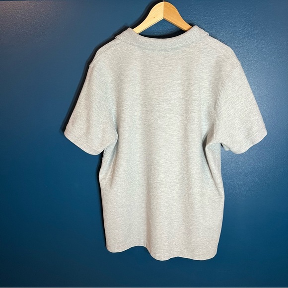 Men’s L.L. Bean Light Grey Trim Fit L Reg Polo Shirt 100% Cotton - Picture 5 of 9